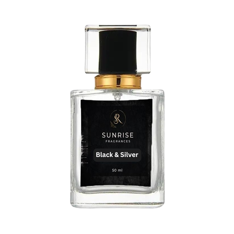 Black & Silver ~ 50 ml || SUNRISE fragrances ||