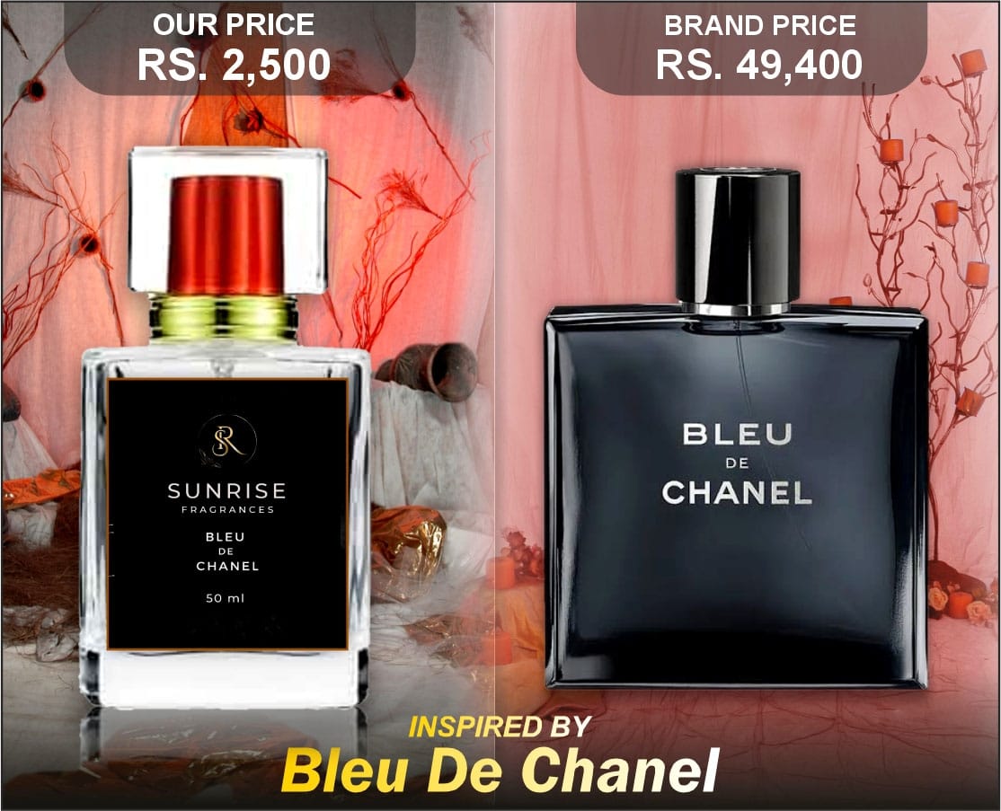 Bleu de chanel ~ 50ml. || SUNRISE fragrances ||