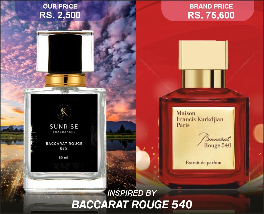 Baccarat Rouge ~ 50ml || SUNRISE fragrances ||