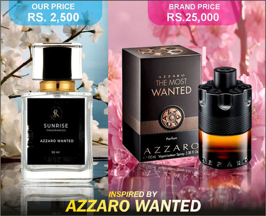 Azzaro Wanted ~ 50 ml          || SUNRISE fragrances ||